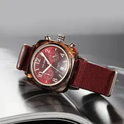 YOLAKO Элитный бренд для мужчин часы темпера t квадратный циферблат полотно холста булавки Пряжка s аналоговые кварцевые часы reloj hombre