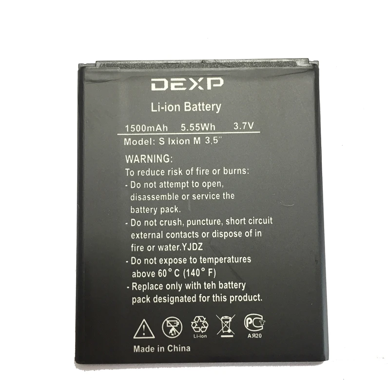 MaleCrane M3.5 1500 мАч Замена сотовый телефон Батарея для Dexp S Ixion M 3 5 дюймов литий