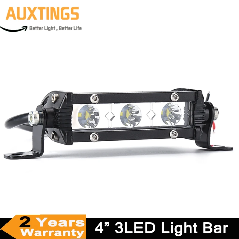 Amber 4inch 15W Spot Slim LED Work Light Bar Single Row Car SUV Off road Truck Amber 4inch 15W Spot Slim LED Work Light Bar Single Row Car SUV Off road Truck