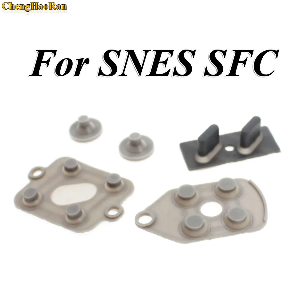 Chenghaoran 1 Set Per Snes Super Nes Nintendo Controller Di Ricambio Conduttivo Cuscinetti In Gomma D D-Pad Adesivo Conduttivo