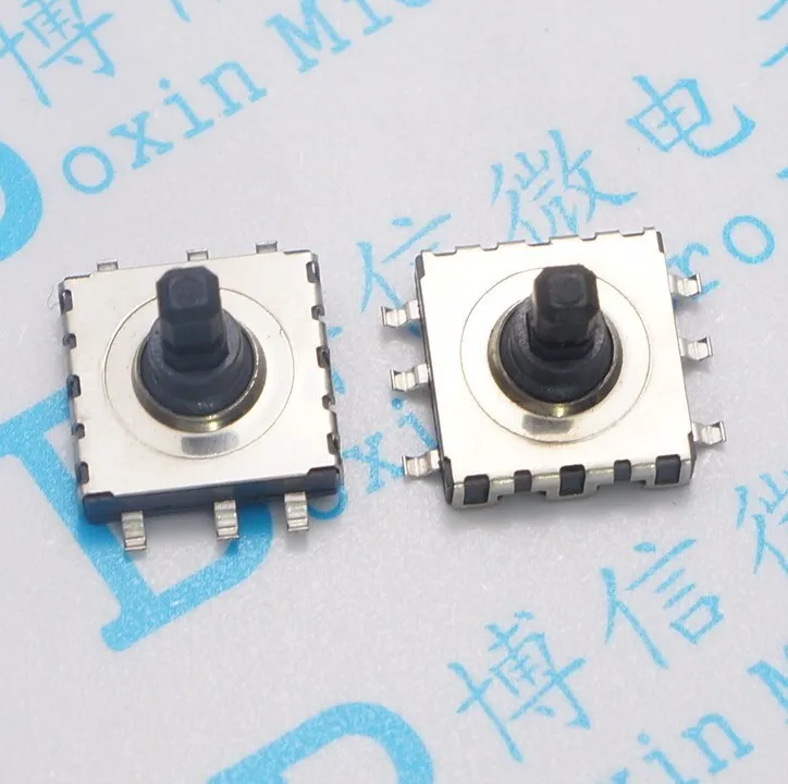 

free shipping 10pcs 10x10x9mm 6-Pin 5 Way Momentary Pushbutton PCB SMD SMT Tactile Switch