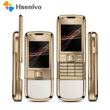 DHL отремонтированный разблокированный Nokia 8800 Arte Gold 4G Внутренняя память телефон камера 3.15MP