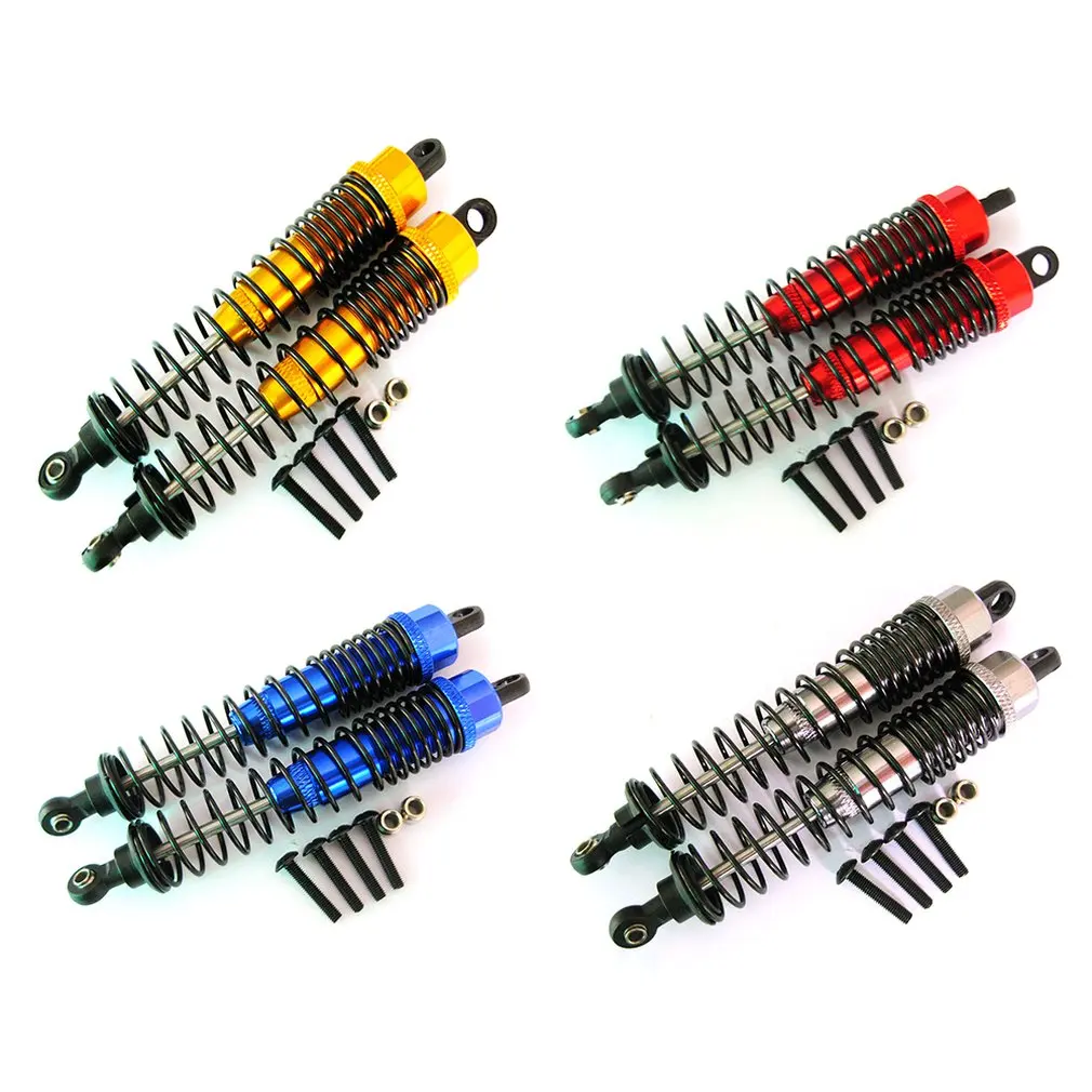

1 pair 108Mm 1/10 Remote Control Car Four-Wheel Drive Truck Front And Rear Metal Shock Absorber Hardware Accessories