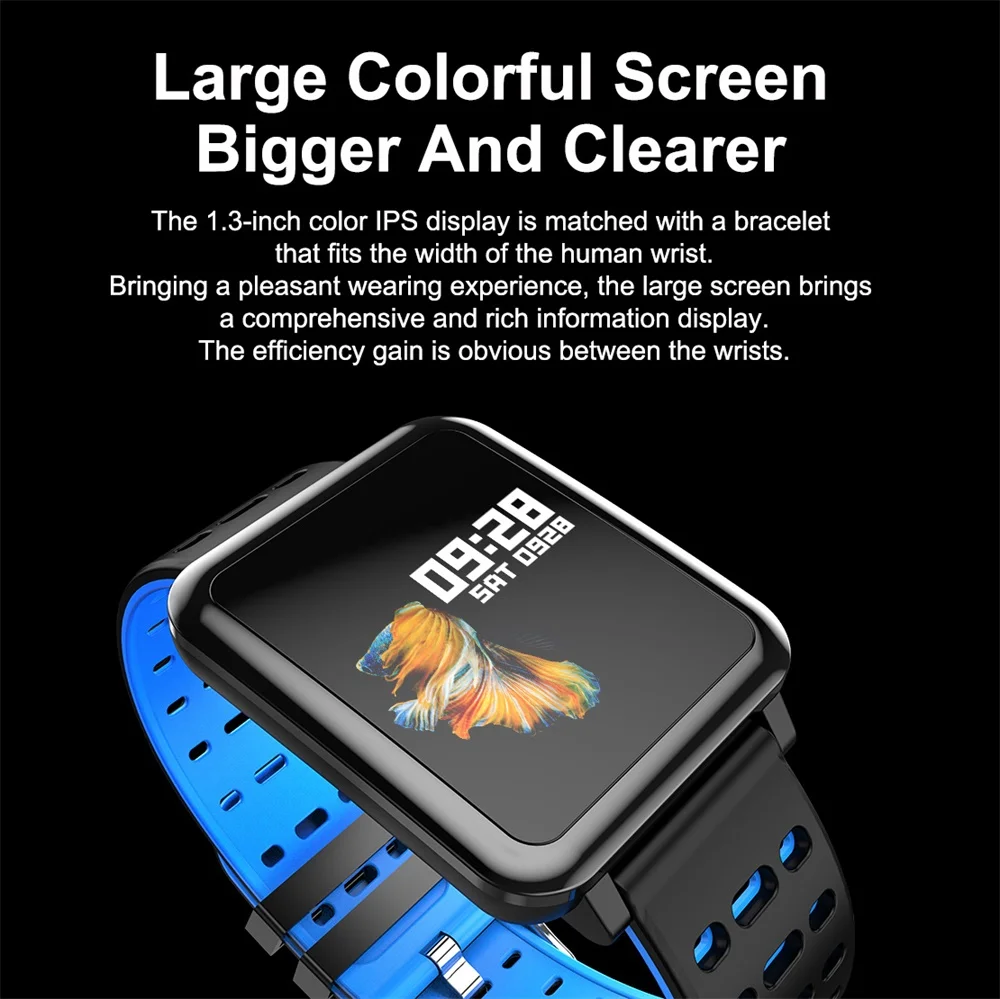 696 NEW T2 Smart Bracelet Color Screen Exercise Step Counting Heart Rate Calorie For Sports Watches Mens Clock Timer Waterproof