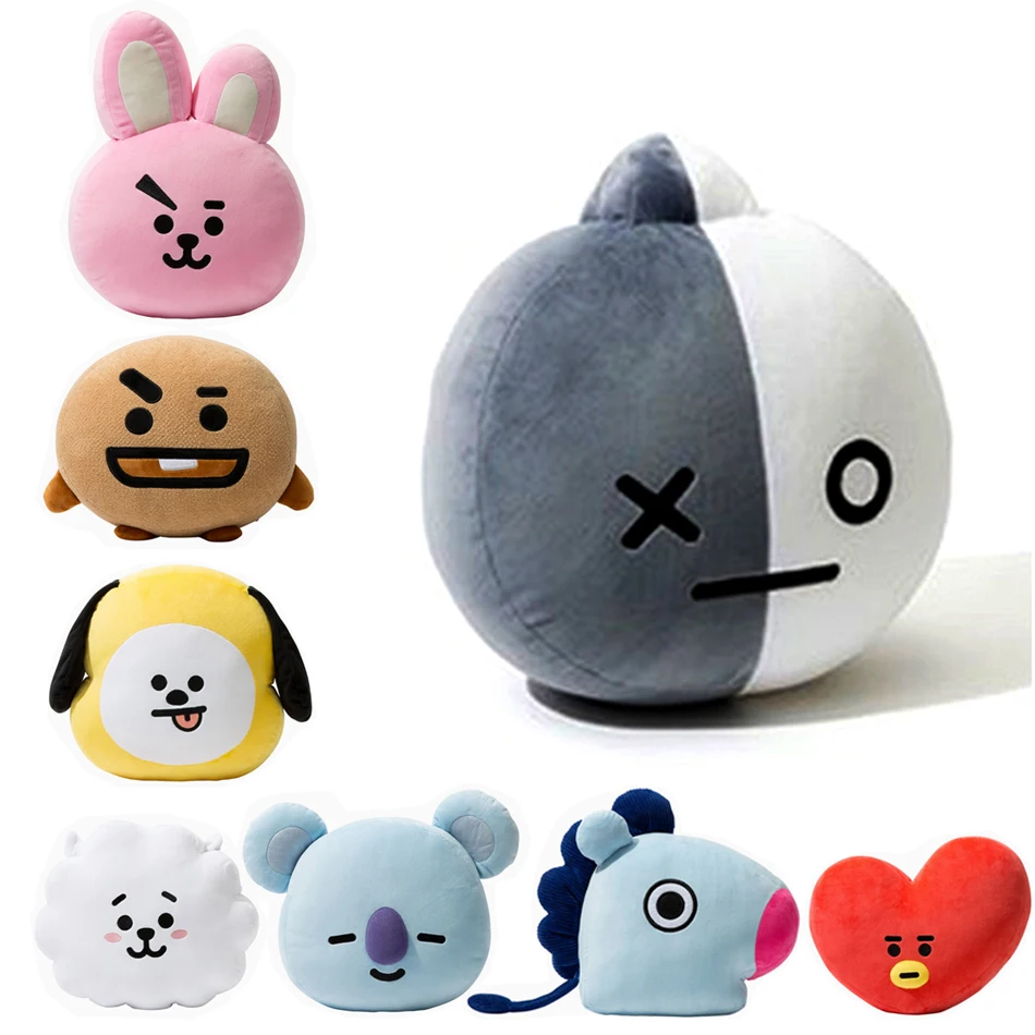HOT Kpop Home Bangtan Boys BTS Monster Vapp Bt21 Same Pillow Warm Bolster Q Back Cushion