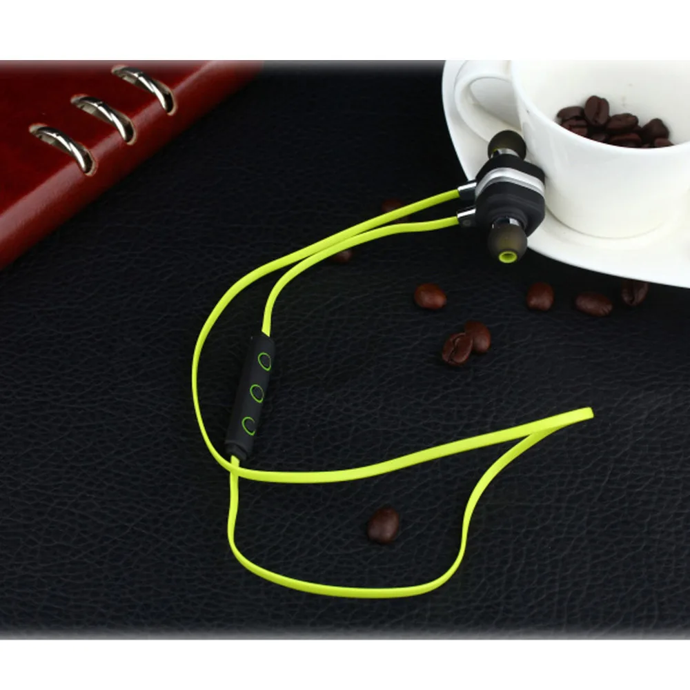 Wireless Bluetooth Earphones Stereo Headset Handsfree Headphone Sweatproof Sport Earpiece For Samsung iPhone LG Motorola Huawei