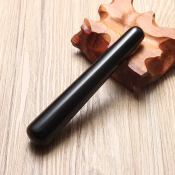 

KiWarm 10x20mm Natural Black Obsidian Yoni Wands Gemstone Body Massage Pleasure Wand Stick Exercise Toys Crafts Birthday Gift