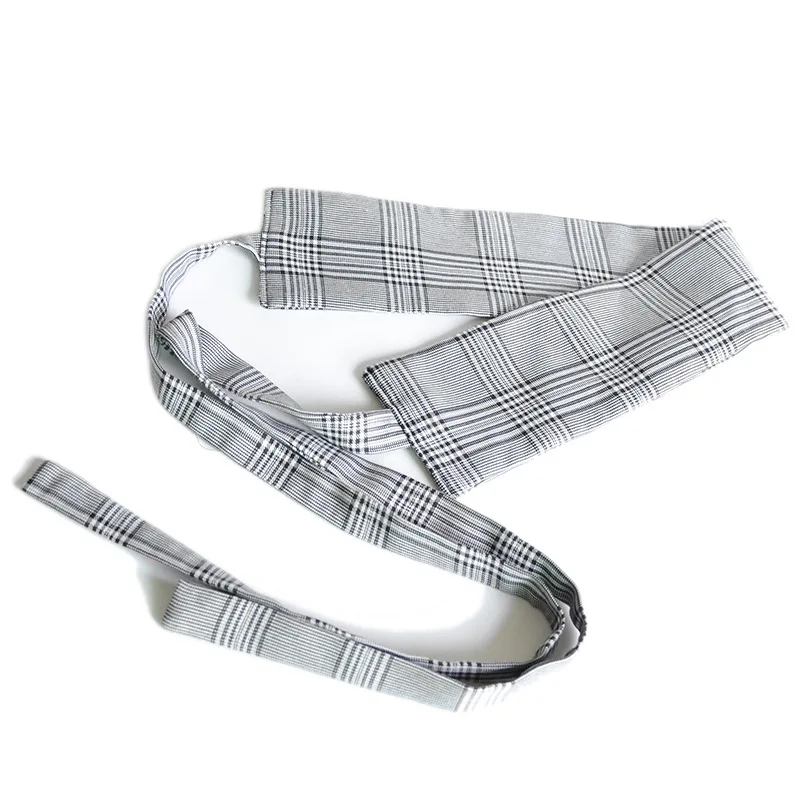 CHENS-SISTER-Fashion-All-match-Plaid-Wide-Belt-Women-s-Wide-Waist-Lace-Up-Bandage (2)