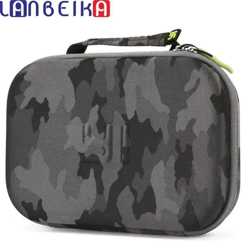 Goedkoop LANBEIKA Yi Camera Opbergtas Waterdichte Camouflage EVA Bag Case voor Xiaomi Yi 4 k Gopro Hero 7 6 5 4 SJCAM SJ6 SJ7 Accessoires