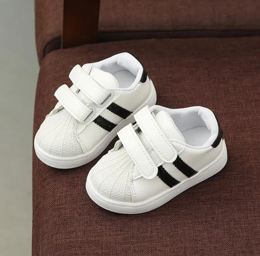 2019 New Brand Toddler Shoes Children White Shoes Fashion Kids Soft