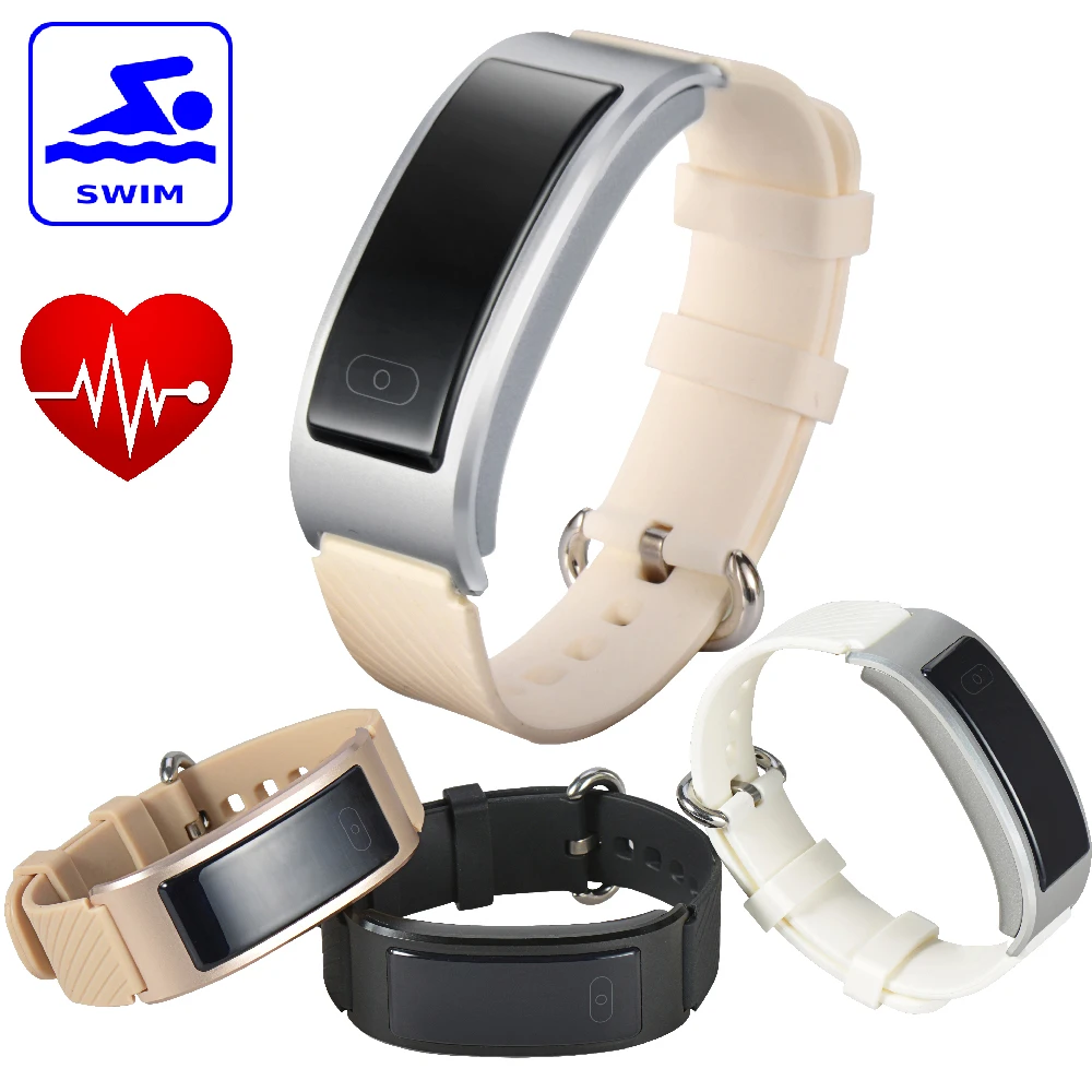 font b Smart b font Band Swimming Waterproof Bluetooth DF23 Sport Bracelet Heartrate Monitor Intelligent