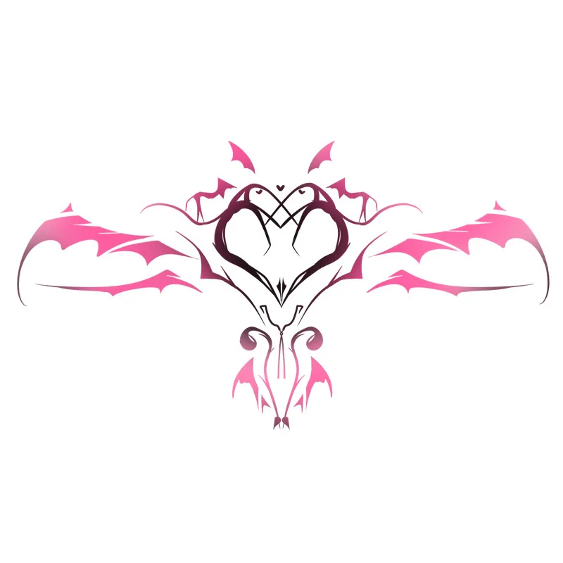 Angel Wings Love Devil Girls Sexy Temporary Body Tattoo Stickers Tempatation For Women Anime Style Costumes Erotic Accessories angel feather wings