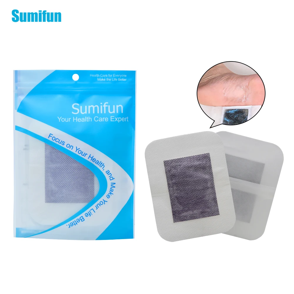 10Pcs Chinese Medicine Posted Improve Sleep font b Health b font Foot Patches Detox Foot Pads