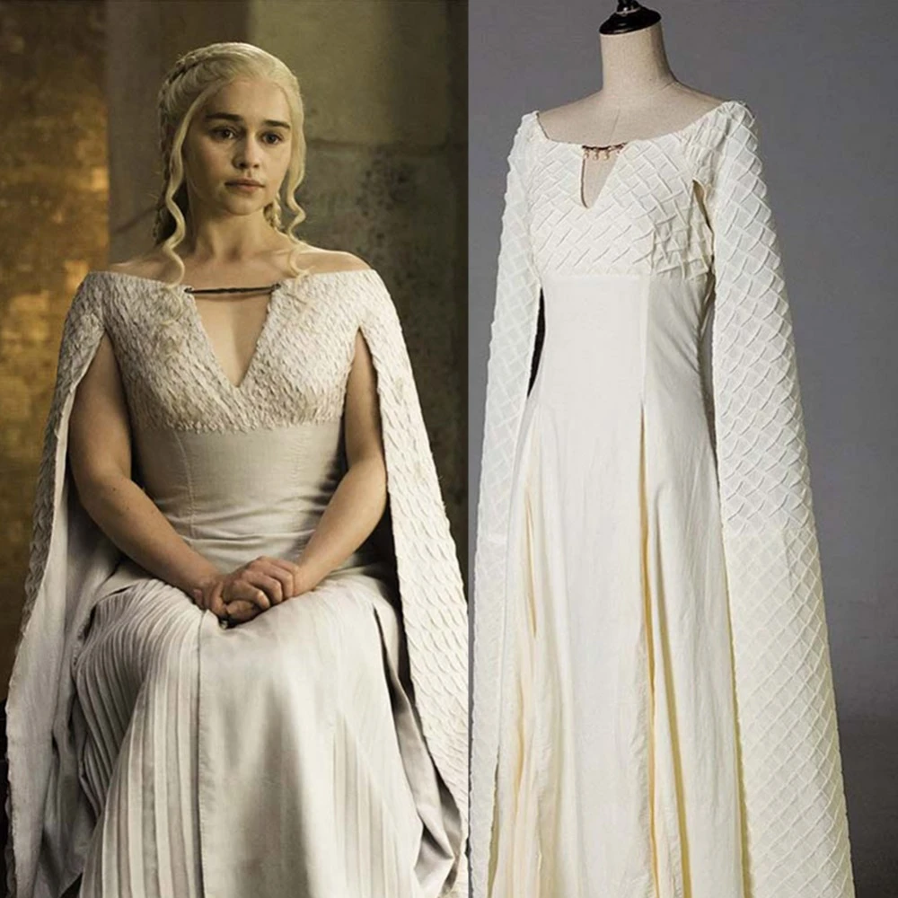 Game of Thrones Daenerys Targaryen season 5 Halloween cosplay costume replica in stock