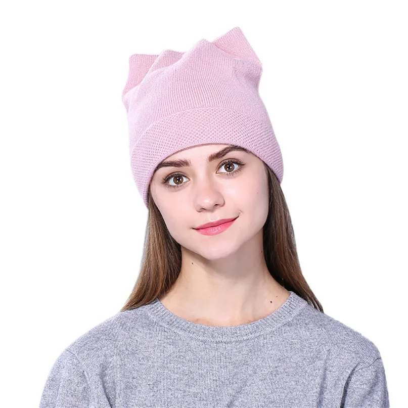 Knitting Wool gorros reversible hat snowboard Winter Ski hat CAP Hat Beanie Hiking Caps men women gorras hat wholesale #2s24 (5)