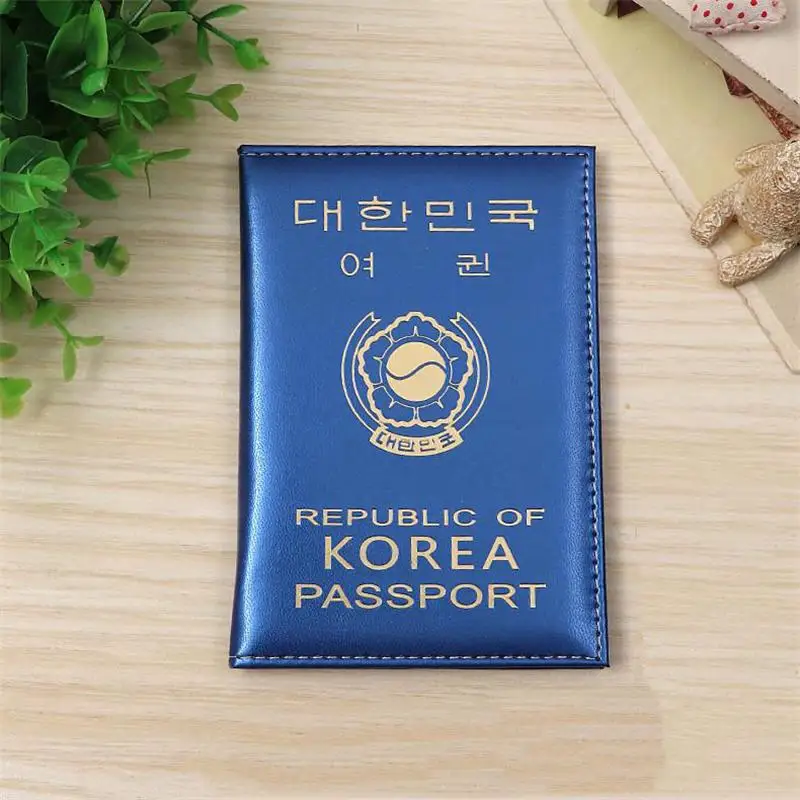 Горячая Корея Путешествия Обложка для паспорта протектор чехол для Корея Бизнес Кошелек защитный обложка для паспорта Документ Orgainzer чехол