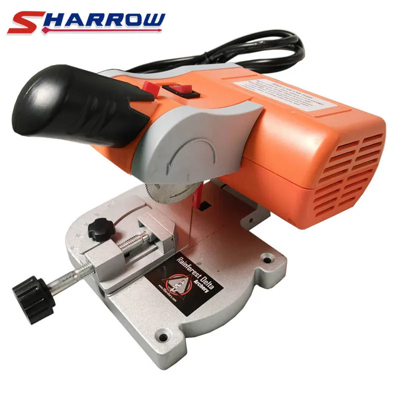 

Sharrow 1 Set Electric Arrow Cutter Mini Cut off Saw DIY Cut Arrows Carbon Fiberglass Wood Bamboo Arrow Hunting Shooting
