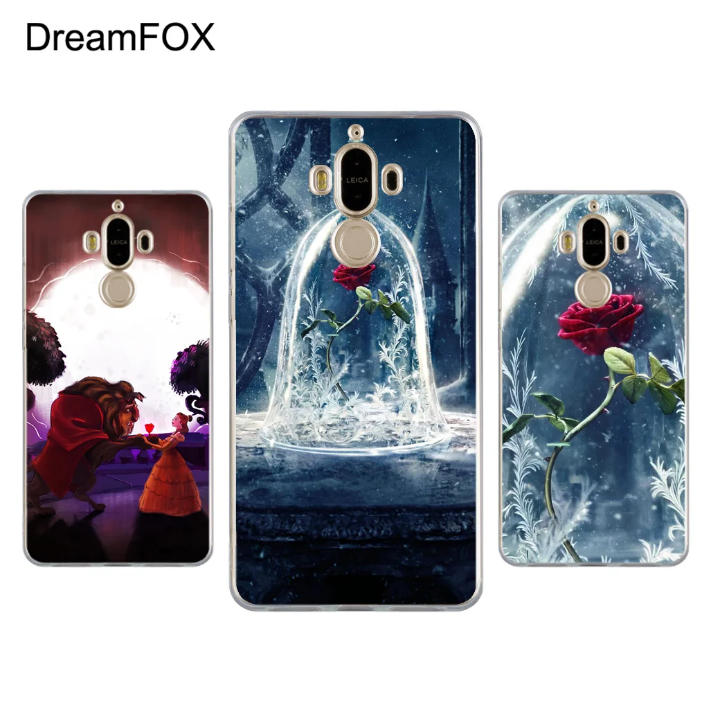 DREAMFOX M311 красота и чудовище Мягкий ТПУ силиконовый чехол для huawei mate Nova 2 9 10 20 30 Lite Pro