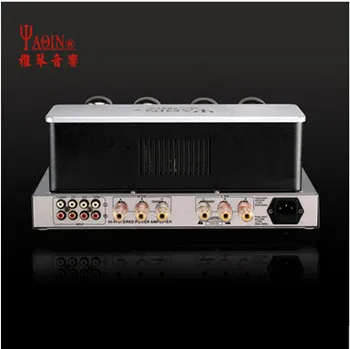 YAQIN MC-5881A вакуумная трубка 5881A усилитель мощности Hi-Fi Встроенный аудио усилитель 110~ 240 В