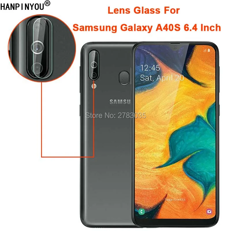 

For Samsung Galaxy A40s A3050 6.4" Clear Ultra Slim Back Camera Lens Protector Rear Camera Lens Cover Tempered Glass Film