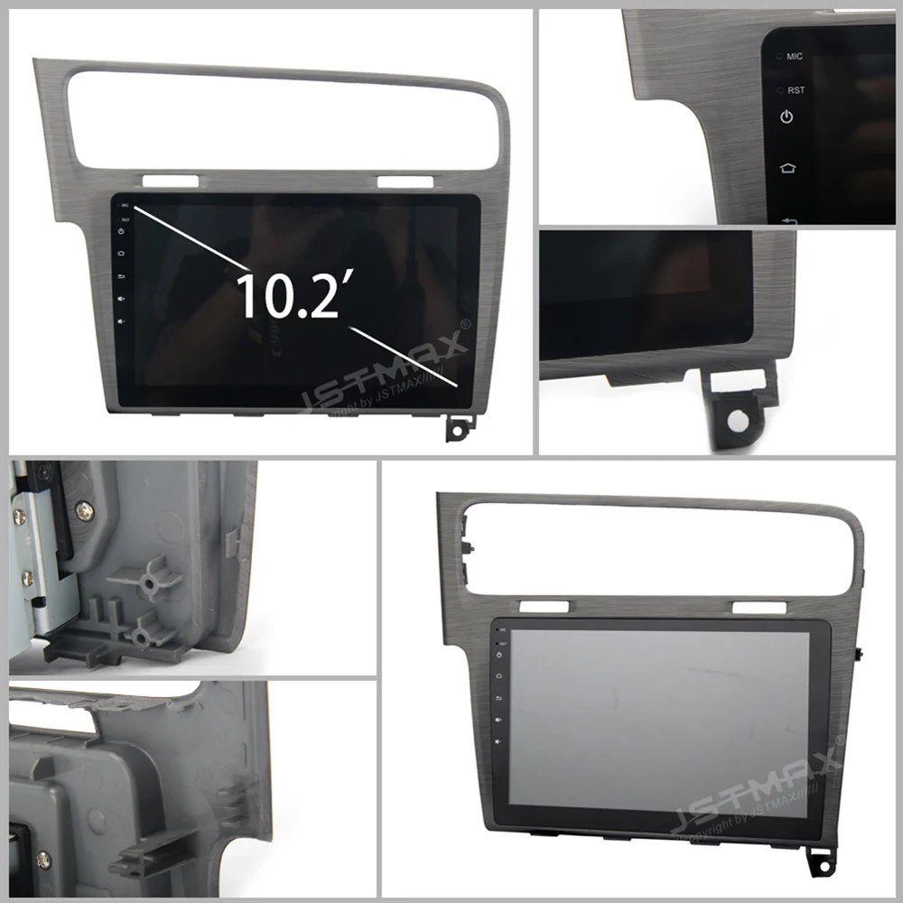 JSTMAX 10 2 &quotAndroid 8 0 автомобильный dvd для VW Golf 7 2013 2014 2015 2016 2017 GPS navi Octa Core 4 ГБ 32 Авто