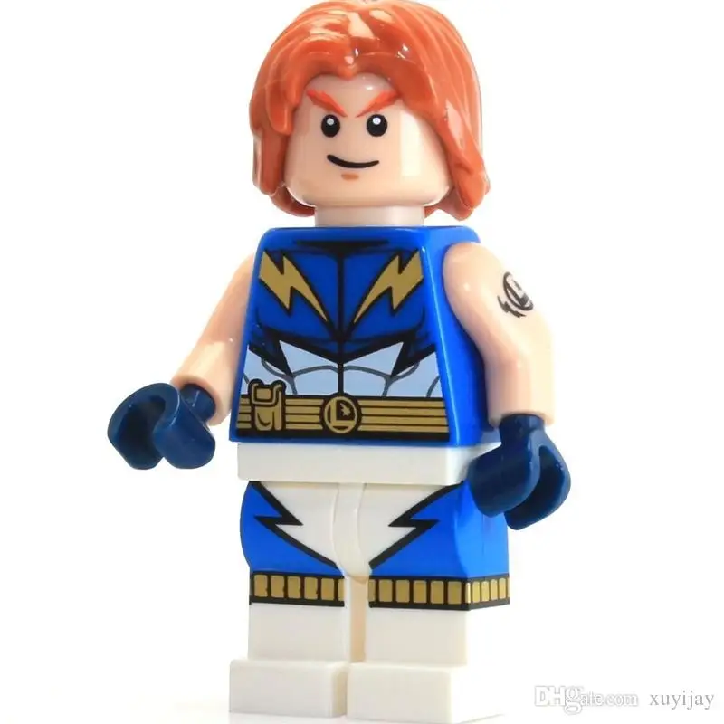 Goedkoop SingleSale Lightning Lad Doel Promo SH211 DC Universe Justice League DIY Minifig Monteren Model Bouwstenen Kinderen Speelgoed Gift