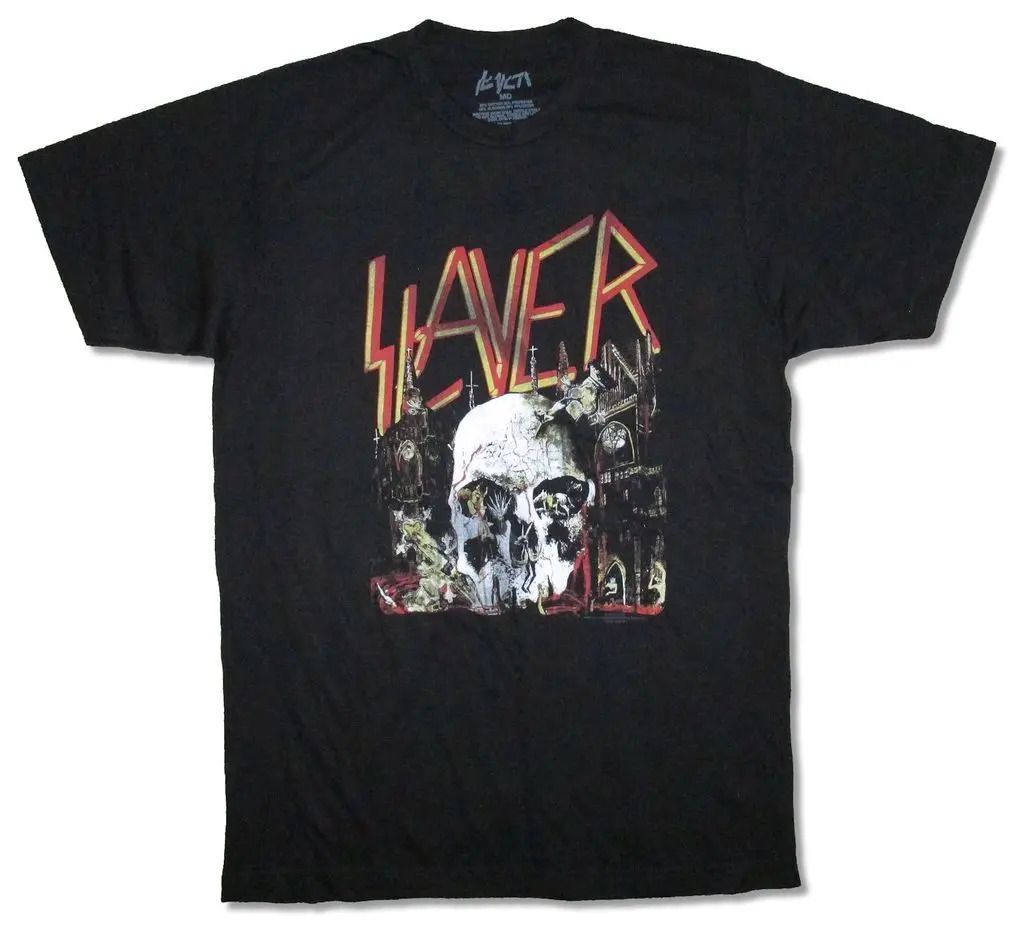 Slayer Южной неба альбом Книги по искусству черная футболка новый официальный Мерч