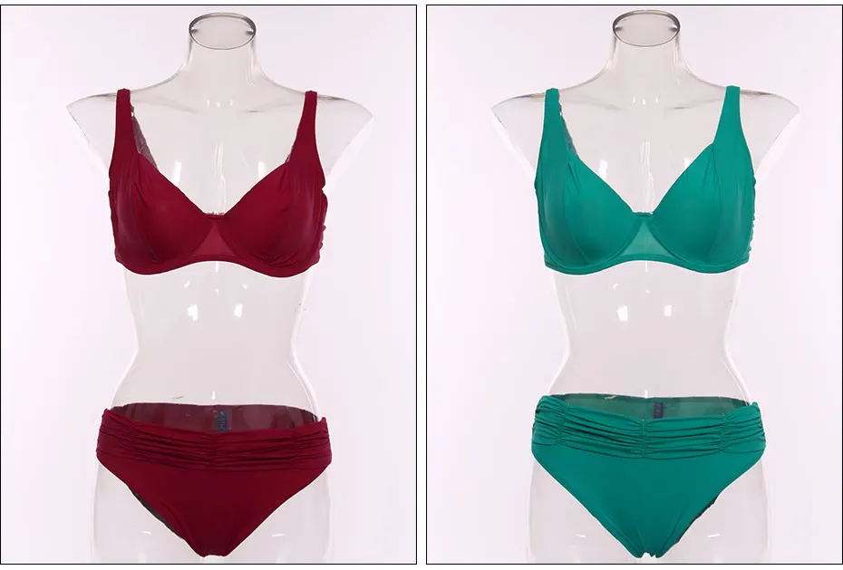 Andzhelika летом новые мягкие чашки твердого bikinis женщины плюс размер Купальники Бикини Set Beach Купальники Майо де bain AK63380