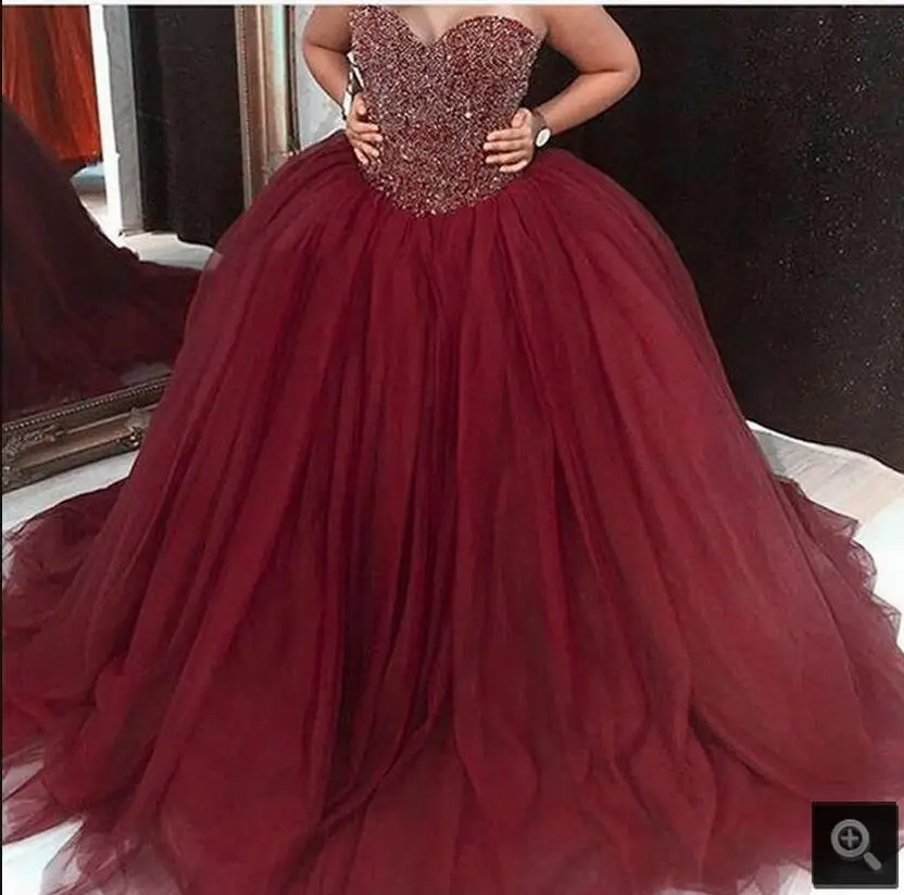 2017 новое прибытие бальное платье бургундия/голубой бисероплетение quinceanera dress без бретелек милая шеи quinceanera платья