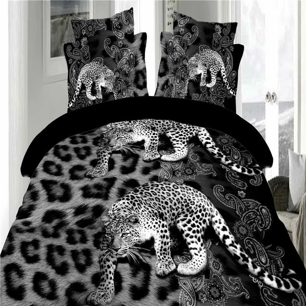 Dekbedovertreksets Huis 3d Effect 4pcs Animal Design Bedding Sets Clearance Sale King Size Double Size Thietkeweb24g Com
