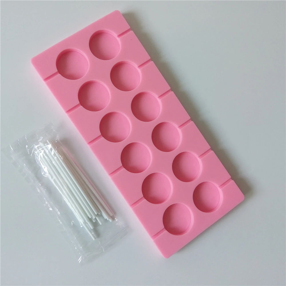 Buy New Arrival Silicone Lollipop Molds DIY Baking