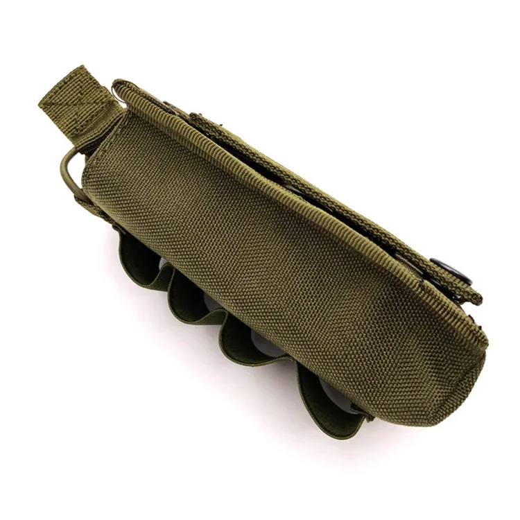 Тактическое оружие приклад охотничья оболочка держатель патронов держатель Чехол картридж 4 круглый подсумок сумка