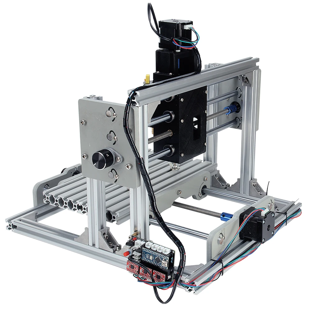 CNC 2417 DIY гравировальный станок 3 оси мини Pcb ПВХ фрезерный металлический для резьбы