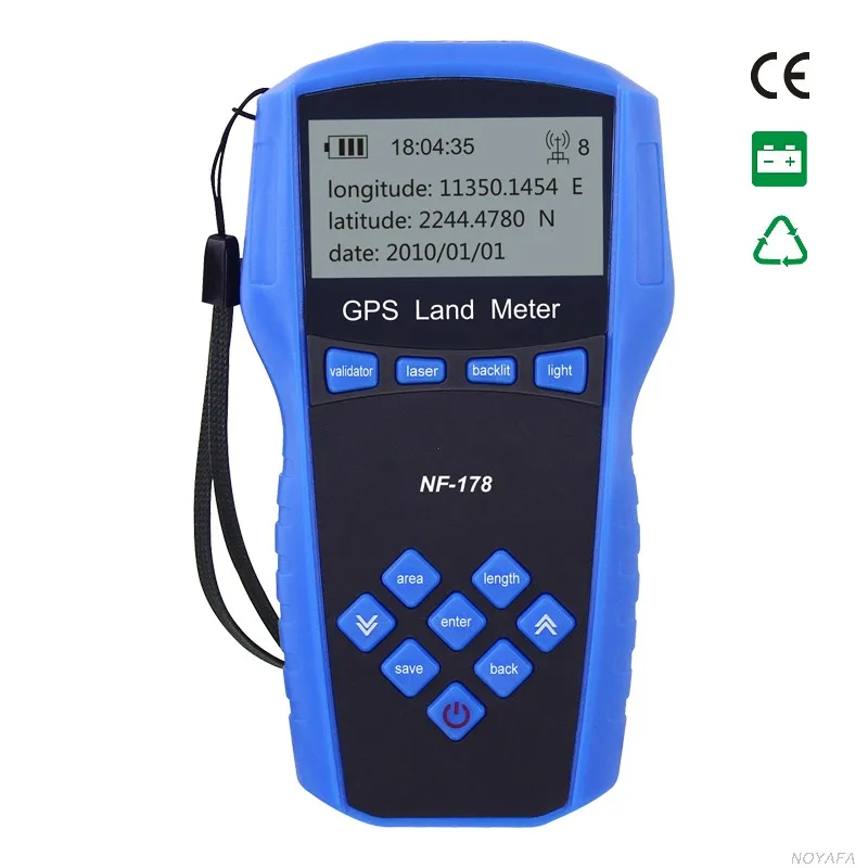 

Hot Sale Professional Handheld GPS Test Devices High Precision Land Measuring Instrument NF-178 High Quality Measuring Meter