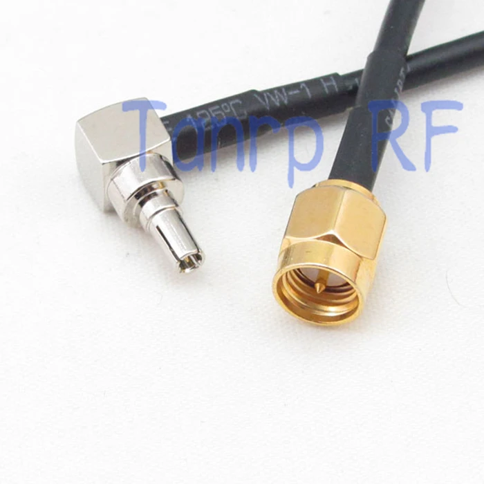 6in CRC9 штекер под прямым углом к SMA RF разъем адаптер 15 см косичка коаксиальный