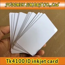 50 шт rfid 125 кГц EM4100 чип пустая ID струйный открытка с печатным текстом от epson/принтеров Canon с лотком карты