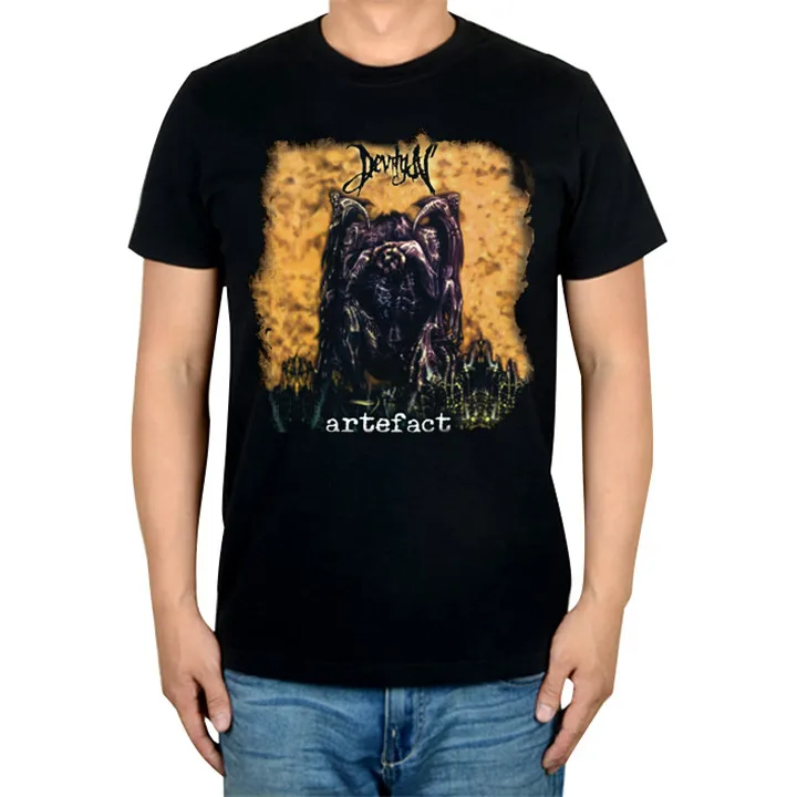 3 дизайна Devilyn инопланетный Монстр рок брендовая футболка хлопок панк фитнес тяжелый рок металл черный рубашки скейтборд camiseta