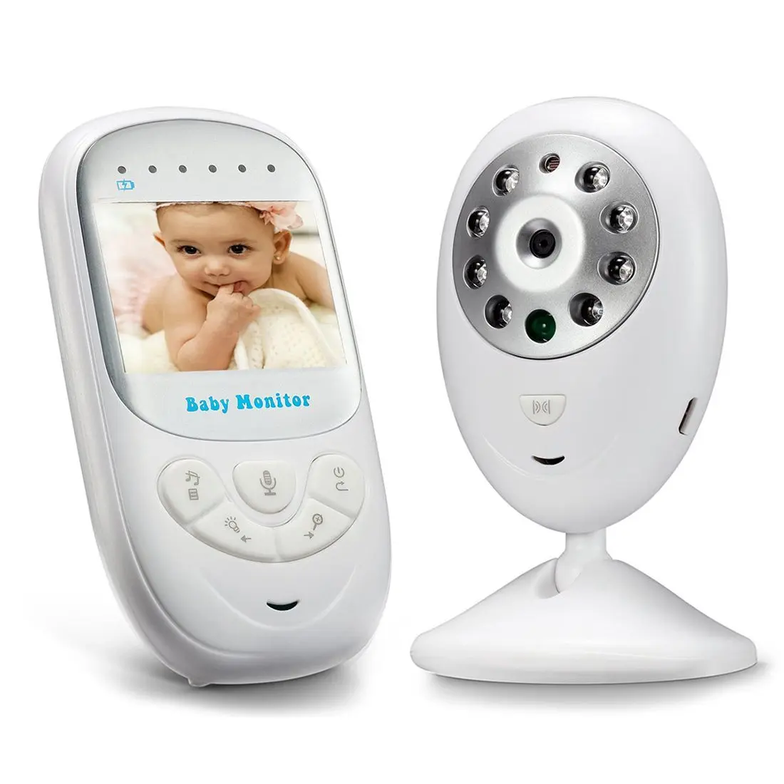 

MOOL Video Baby Monitor 2.4" TFT LCD Baby Monitor with Night Vision Two Way Voice Talk Temperature Monitoring