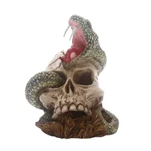 Creative Home Decoration Accessories Resin Craft Skull Statue&Sculpture Ornaments Home Decoration Horro Resin Skull Statue 200ml hot sale creative home decoration 3d resin skull shape stainless steel wine goblet