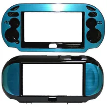 Светло-синий красочный Алюминиевый металлический защита для кожи чехол для sony PS Vita PSV консоли