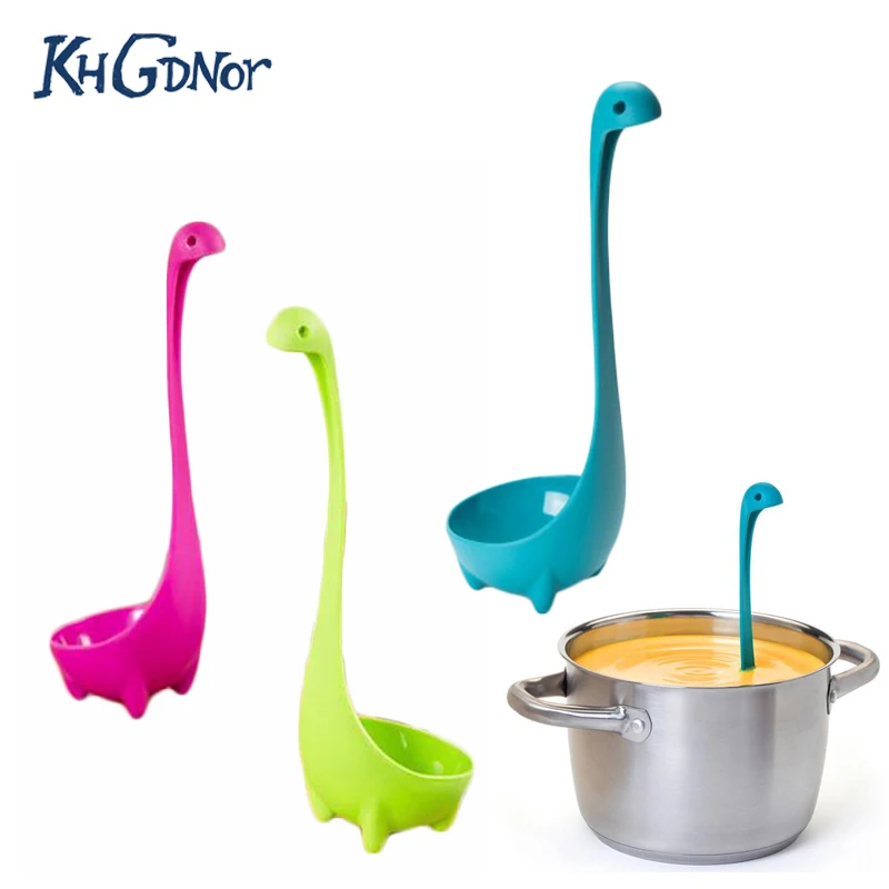Кухонные Милые Ложки в форме животных, креативная ложка с длинной ручкой, ложка для приготовления супа, ложка, посуда, инструмент
