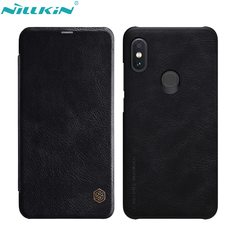 

NILLKIN Retro PU Leather Case for Xiaomi Redmi Note 6 Pro Case Cover Hard PC Back Cover Flip Phone Cases for Redmi Note 6 6.26''