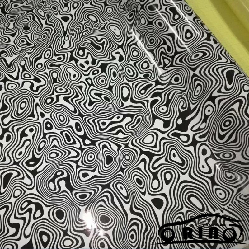 Best Offers Glossy/Matte Camo Vinyl Sticker Wikkelen Voor Auto Auto Decoratie Wit en Zwart Camouflage Wrap Vinyl Film