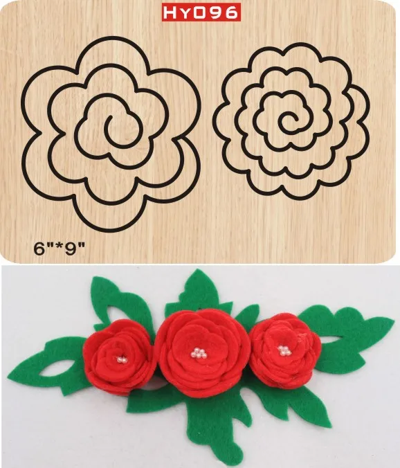 

Folding flower wooden die cutting dies Suitable for common die-cutting machines in the market