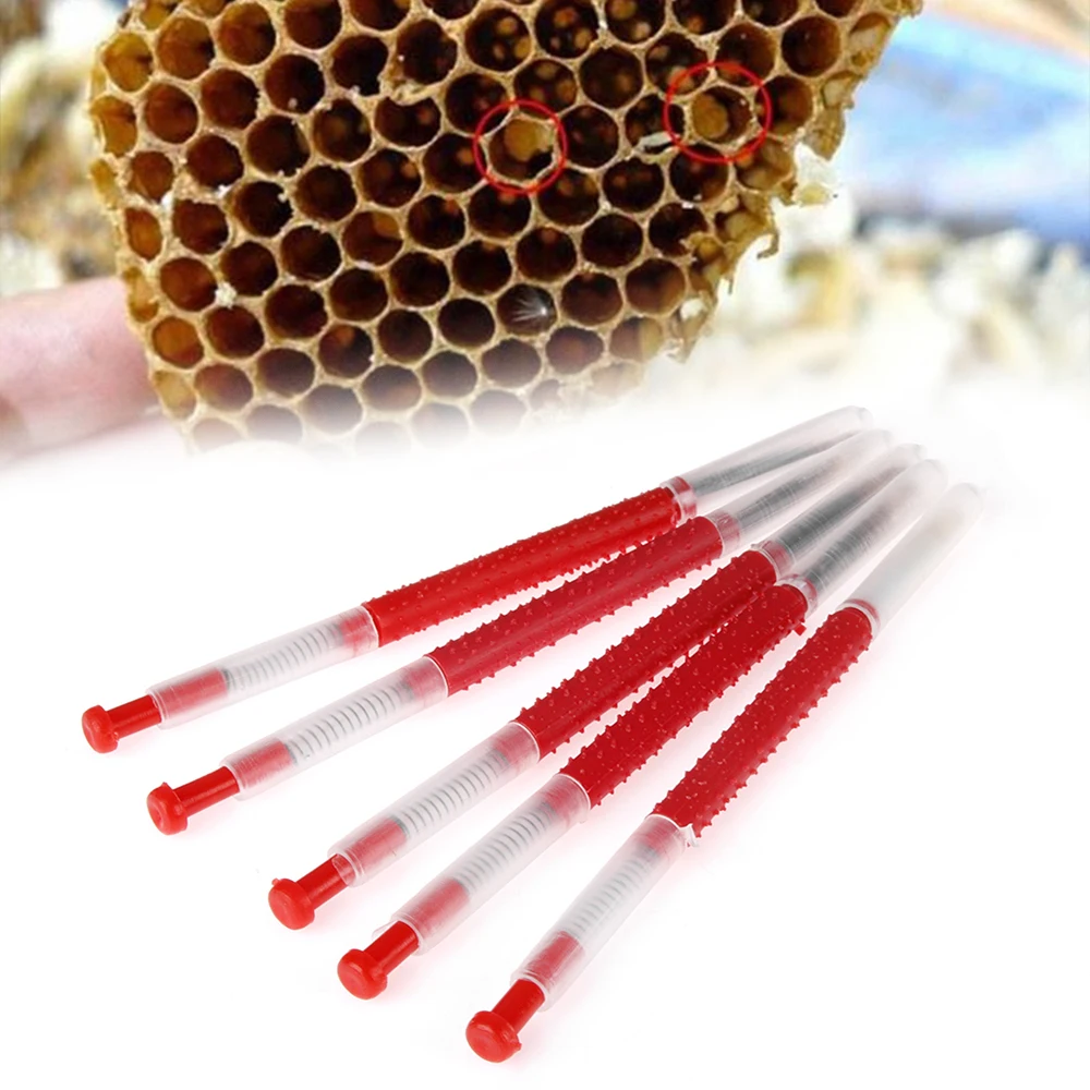 

5pcs Beekeeping Equipment Collect Royal Jelly Honey Bee Feeders Beekeeper tools Bee farm Transfer needle digging Larva supplies