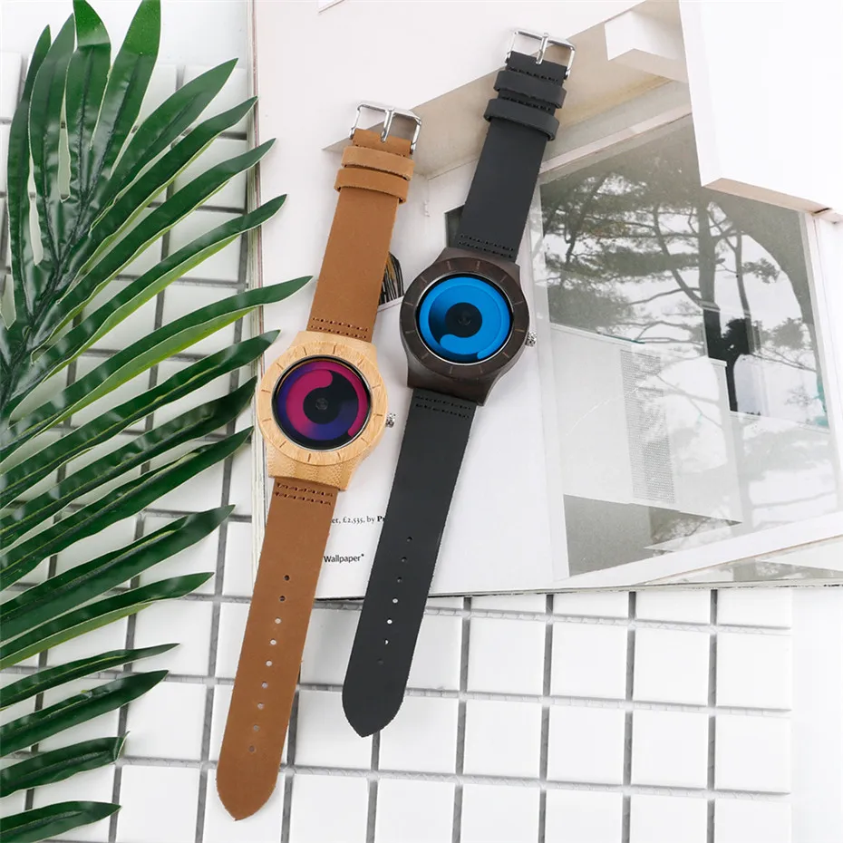 Creative watches wooden case13