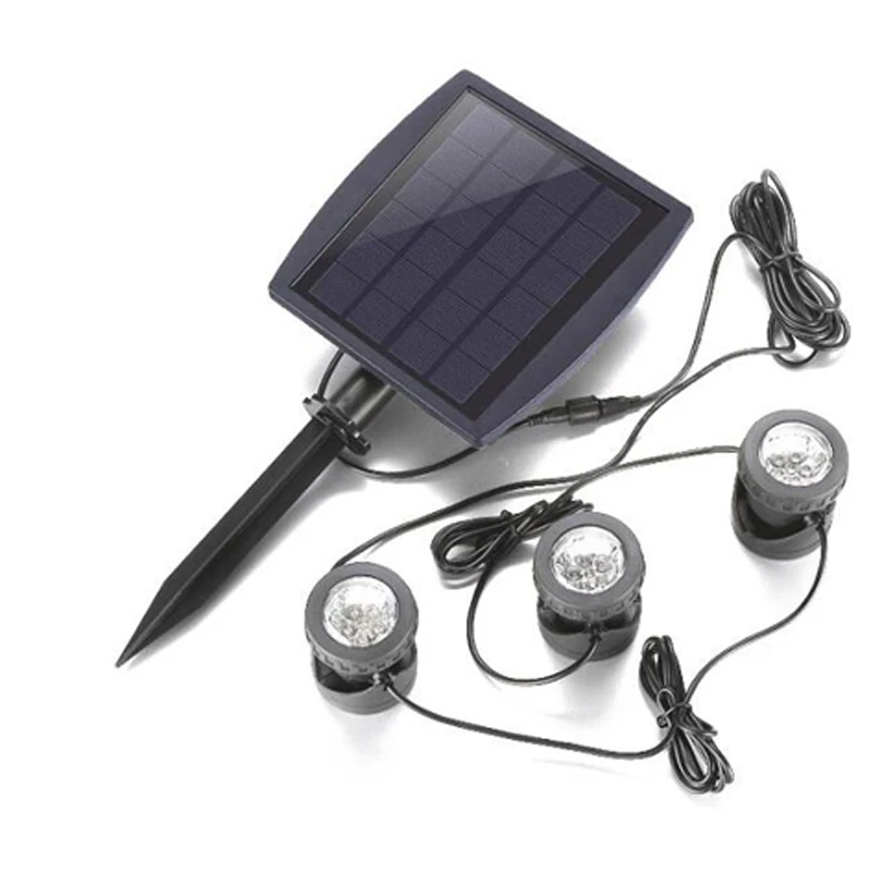 Emissor de Luz Jardim ao ar Solares para a Paisagem do Jardim Luz do Ponto à Prova Diodo Solar Alimentado Luzes Subaquáticas Dip68 Água Ip68 Livre Lâmpadas Rgb Led 16 Lâmpadas solares