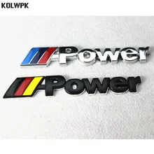 Металлический M POWER MPOWER логотип автомобиля задний багажник значок наклейка эмблема наклейка автомобиль Стайлинг Спорт авто аксессуары для BMW M3 M5 M6 F10 F30