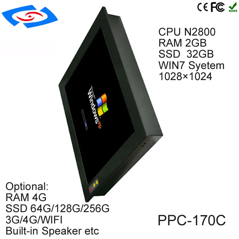 2018 новая версия 17 дюймов встроенный сенсорный Экран сенсорный экран все в одном ПК промышленный Панель ПК Поддержка Wi-Fi/3g/4G/LTE для ба