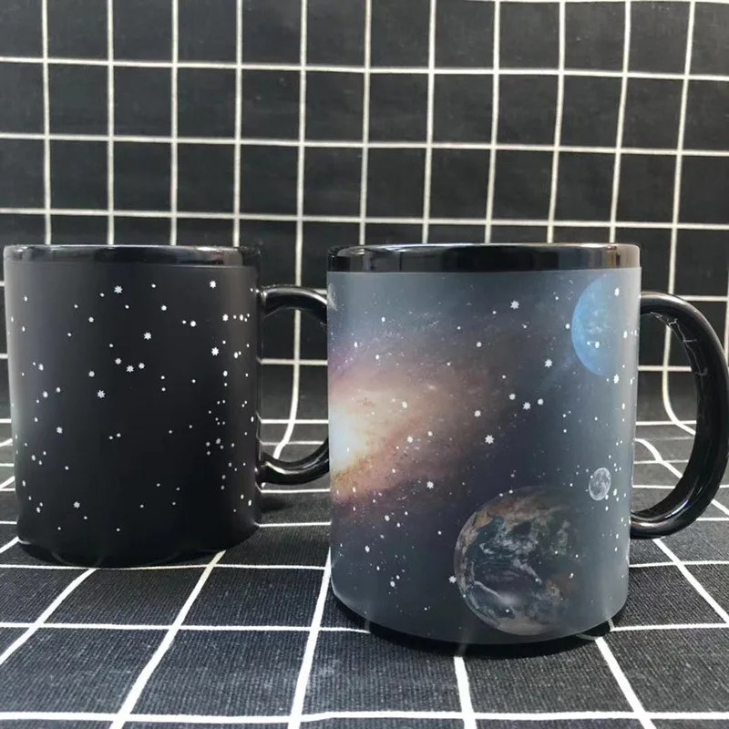 Звездная Галактика изменение цвета керамическая кружка креативные кофейные кружки бытовые молочный чай пиво Dis цвет ation чашка